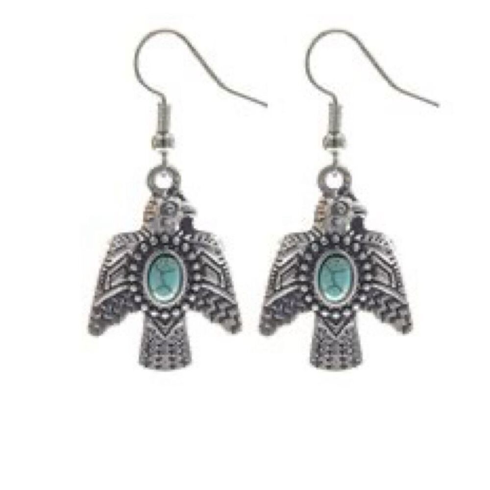 NWT Crystal Avenue Thunderbird earrings